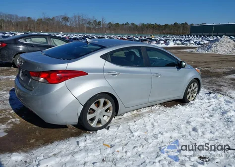 2012 Hyundai Elantra Limited z USA, uszkodzony, nr VIN 5NPDH4AE7CH114564